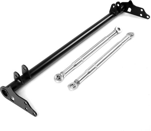 Front Suspension Traction Control Tie Bar Compatible with 1988-1991 Honda Civic CRX Black Steel Lower Tie Bar Suspension Control Arm Kit Steel & Aluminium Powder Coated in Kuwait