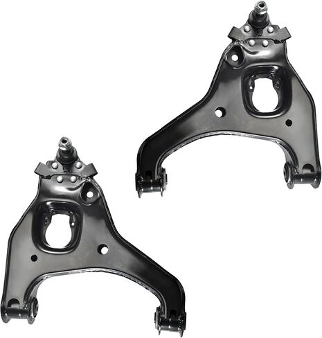 طقم تعليق 12 قطعة لسيارة RWD Chevy Silverado 1500 GMC Sierra 1500 1999-2006، أذرع التحكم الأمامية العلوية والسفلية وروابط شريط التأرجح الداخلية والخارجية وينتهي قضيب التعادل مع الأحذية in Kuwait