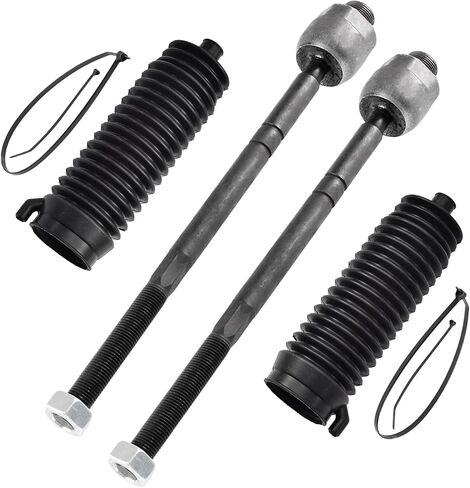 طقم تعليق 12 قطعة لسيارة RWD Chevy Silverado 1500 GMC Sierra 1500 1999-2006، أذرع التحكم الأمامية العلوية والسفلية وروابط شريط التأرجح الداخلية والخارجية وينتهي قضيب التعادل مع الأحذية in Kuwait