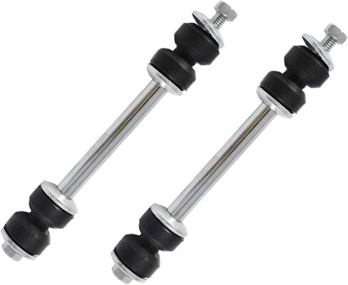 طقم تعليق 12 قطعة لسيارة RWD Chevy Silverado 1500 GMC Sierra 1500 1999-2006، أذرع التحكم الأمامية العلوية والسفلية وروابط شريط التأرجح الداخلية والخارجية وينتهي قضيب التعادل مع الأحذية in Kuwait