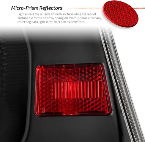 AKKON - Fits 2006-2009 Toyota 4Runner LED DRL Running Black Tail Lights Pair Driver Left+Passenger Right Replacement in Saudi Arabia