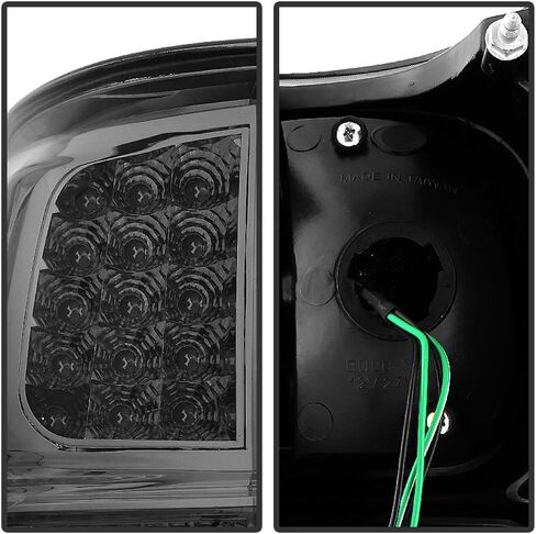 ACANII - For Smoke 2007-2014 Chevy Suburban Tahoe Yukon LED Tail Lights Brake Lamps Pair Set in Saudi Arabia