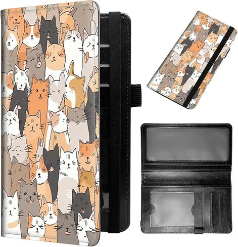 Checkbook Cover for Women & Men PU Leather Check Book Covers for Personal Check Book Credit Card Holder Holder Wallet with RFID Blocking for Duplicate Checks,Dream Catcher Flowers in Kuwait