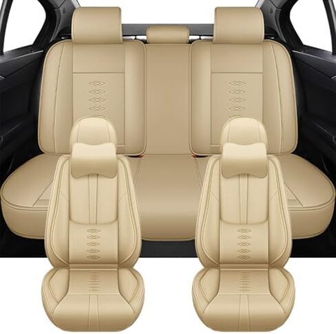 مجموعة غطاء مقعد السيارة الكاملة لمازدا CX-70/CX-90/CX-30/CX-5/Tribute، غطاء مقعد مسامي، متوافق مع حزام الأمان، غطاء مقعد سيارة مقاوم للانزلاق ومقاوم للاهتراء (أسود، كامل) in Kuwait