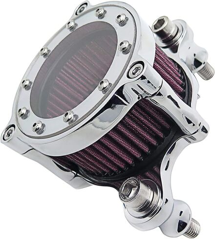 Air Cleaner Intake Filter for Harley Sportster XL883 XL1200 2004-2015 Chrome in Kuwait