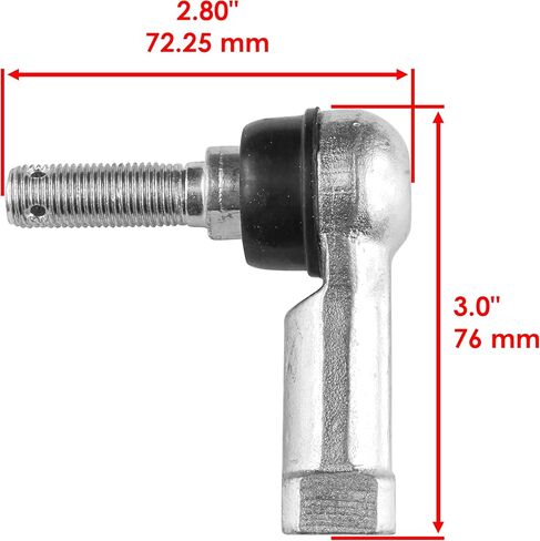 Caltric 2 Sets of Tie Rod Ends Bombardier Compatible with Can-am Traxter/Max 500 650 1999 2000 2001 2002 2003 2004 2005 in Saudi Arabia