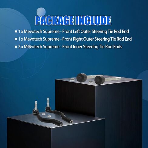 4 قطعة مجموعة نهاية قضيب الربط الأمامي الداخلي والخارجي تناسب 2017-2022 كرايسلر باسيفيكا 2020 كرايسلر فوياجر سائق وجانب الركاب 68318140AA in Kuwait