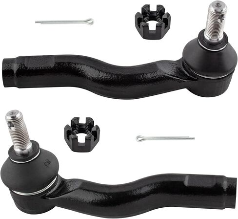 2Pcs Front Outer Tie Rods End Links LH Driver & RH Passenger Fit For Mazda 6 2003-2008 Sedan Wagon 2.3L 3.0L Replace# ES800027 ES800028 in Kuwait