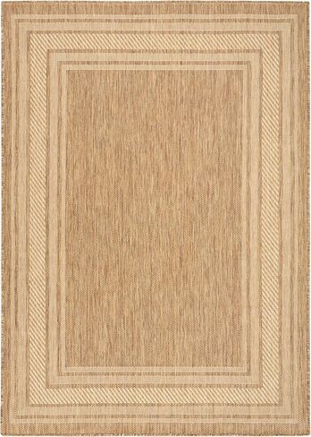 سجادة Nourison Home Horizon داخلية/خارجية طبيعية مقاس 5 × 7 بوصات - سهلة التنظيف، غير قابلة للتساقط، غرفة النوم، غرفة المعيشة، غرفة الطعام، المطبخ (5 × 7 بوصات) in Saudi Arabia