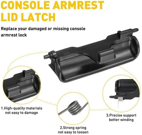 Center Console Latch Compatible for Acura RDX 2013 2014 2015 2016 2017 2018 Year, for 83417TX4A01,Same Spring as Original in Kuwait