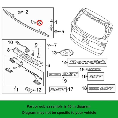 OAUTOO 20PCS Wheel Opening Rocker Molding Lower Clip 87758-G2000 for Hyundai & Kia Ioniq Nexo Santa Fe Sonata Tucson K5 87758G2000 in Saudi Arabia