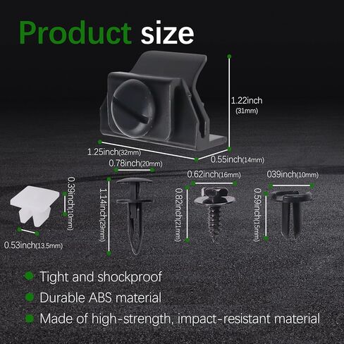 17PCS 15078238 Front Bumper Clips Fix Kit Fit for Toyota Corolla 2009 2010 2011 2012 2013 2014 2015 2016 2017 2018 2019 Replace 1507-8238 in Kuwait