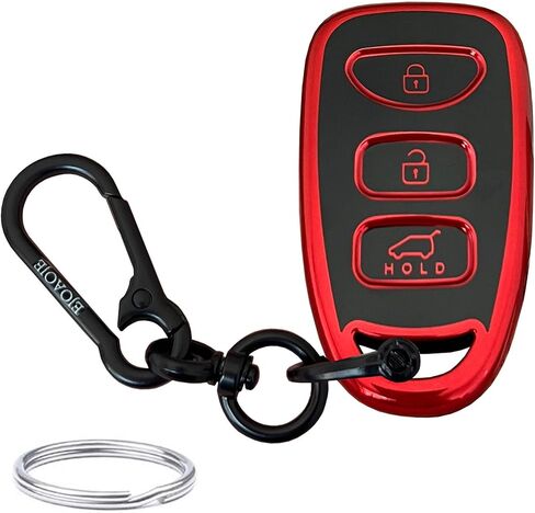 Smart Key Protective Shell for Kia Key Fob Cover with Keychain Hyundai Elantra Accent Sonata Kia Optima Remote Key Vehicle Accessories in Kuwait