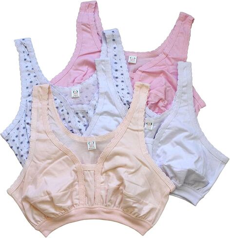 الصيف تنفس سترة حمالات الصدر للنساء كبار السن الأم القطن النوم الملابس الداخلية Bralette بروتيل الصدرية تانك القمم in Kuwait