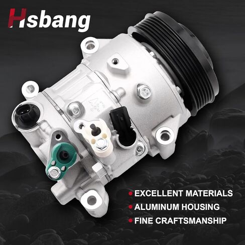 AC Compressor Air Conditioner Compatible with Camry 2012 2013 2014 2015 2016 2017,RAV4 2009 2010 2011 2012 Pre-filled with Compressor Oil in Kuwait