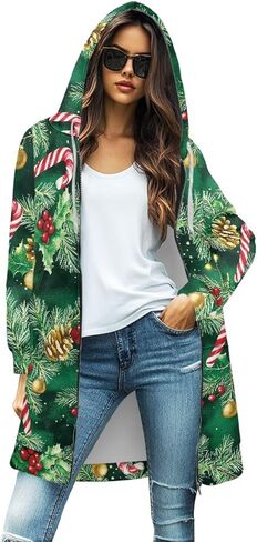 Women Zip Up Hoodies Long Sleeve Lightweight Hooded Sweatshirt Oversized Fall Winter Jacket with Pockets Plus Size in Kuwait