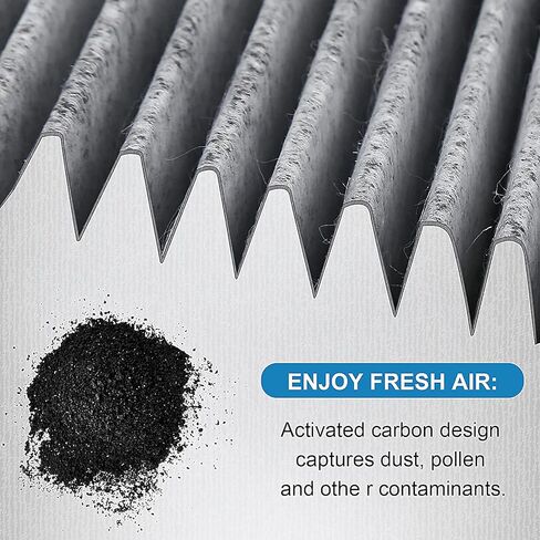 Cabin Air Filter for Nissan Altima 2019 2020 2021 2022 2023 2024, Sentra 2020 2021 2022 2023 2024, Rogue 2021 2022 2023 2024, Fits for 27277-5NA1A, 27277-6CA0A in Saudi Arabia