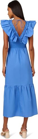 Adrianna Papell Ruffle Front Maxi Dress in Saudi Arabia