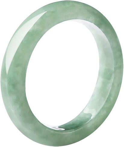 Natural Green Ring for Women, Band Jewelry Gift for Her for Christmas Mom Wife Birthday Gift One Size in Saudi Arabia