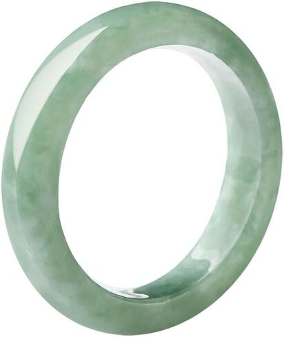 Natural Green Ring for Women, Band Jewelry Gift for Her for Christmas Mom Wife Birthday Gift One Size in Saudi Arabia