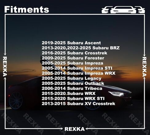 30 قطعة من مشابك لوحة تزيين الأبواب الداخلية من Rexka لسيارة Subaru 909130105 BRZ، Forester، Impreza، Legacy، Outback، B9 Tribeca، WRX & XV Crosstrek - الباب، بطانة الرأس، زخرفة داخلية، باب رفع ولوحة ربعية in Saudi Arabia
