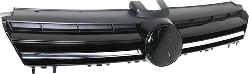 Garage-Pro Grille Assembly Compatible with 2015-2017 Volkswagen Golf, Volkswagen Golf Sportwagen Textured Black Shell and Insert in Saudi Arabia
