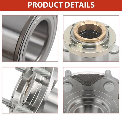 محمل العجلة الأمامية ومجموعة المحور متوافقة مع Toyota Tacoma 1995-2004 فقط 4WD 2.4L 2.7L 3.4L استبدال المحرك # 43502-35160 43521-35010 90080-36071 in Kuwait