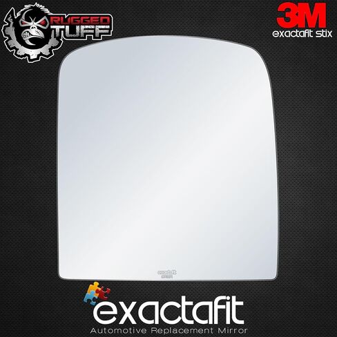 Passenger Side Mirror Glass Replacement For 2006-2021 Chevrolet Silverado Suburban, GMC Sierra Yukon XL 1500 2500 3500 Right Flat Mirrors With Adhesives exactafit 8731R in Saudi Arabia