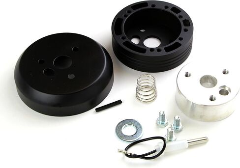5 & 6 Hole Matte Black Hub Adapter Installation Kit A03 For Aftermarket Steering Wheels in Kuwait