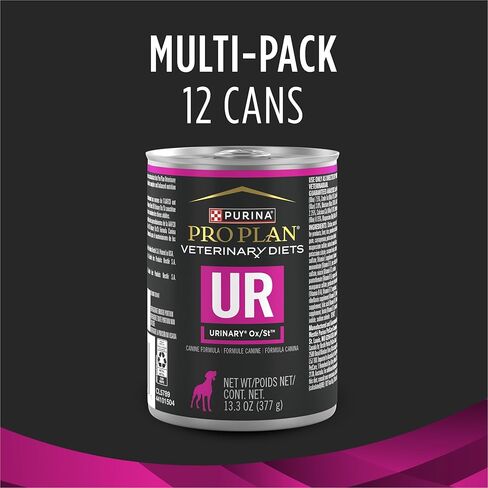Purina Pro Plan Veterinary Diets UR Urinary Ox/St Canine Formula Wet Dog Food - (12) 13.3 oz. Cans in Kuwait