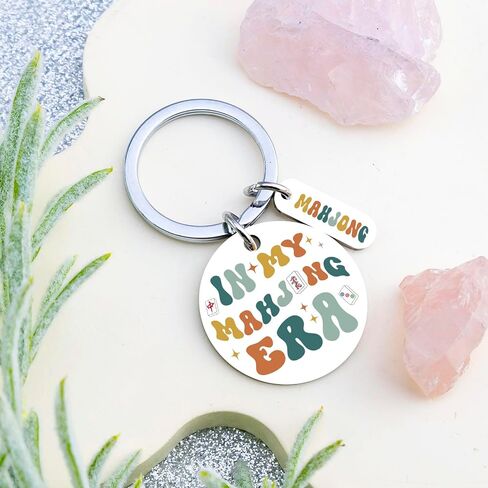 Mahjong Gifts for Women Unique Mahjong Accessories And Gifts for Mah Jongg Lovers Funny Mahjongg Keychain Ideas in Kuwait