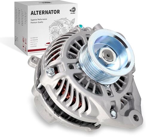 المولد ل/HONDA Civic DX EX GX LX 2006 2007 2008 2009 2010 2011 1.8L L4، Civic EX-L LX-S 2009-2011 1.8L L4، استبدال OE 31100-RNA-A01، 80Amp 12V 7-Groove Pulley in Kuwait