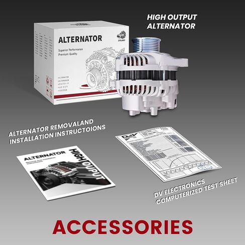 المولد ل/HONDA Civic DX EX GX LX 2006 2007 2008 2009 2010 2011 1.8L L4، Civic EX-L LX-S 2009-2011 1.8L L4، استبدال OE 31100-RNA-A01، 80Amp 12V 7-Groove Pulley in Kuwait