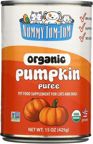 Nummy Tum Tum Pure Pumpkin For Pets, 15 Ounce (Pack of 12) in Kuwait