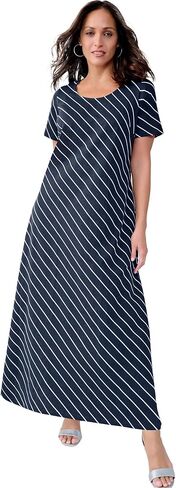 Jessica London Women's Plus Size Petite Stretch Cotton T-Shirt Maxi Dress in Saudi Arabia
