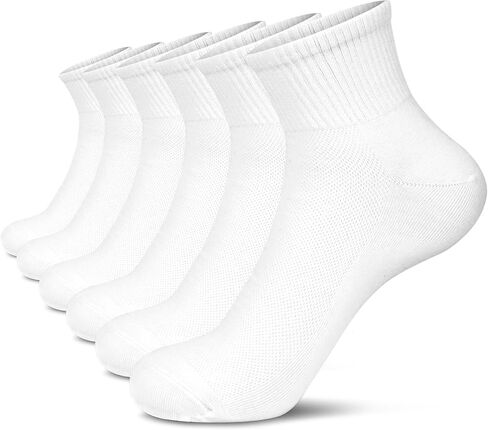 جوارب IRAMY للنساء ذات قصة منخفضة 6 أزواج - جوارب كاحل قطنية مريحة ومسامية للاستخدام اليومي in Kuwait