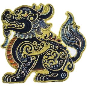 RCWG Lucky Pin, Chinese Pixiu, Funny Button Pin, Chinese Aesthetic Enamel Lapel Pin for Backpacks, Jackets, Hats, Kids, Girls. Attract Positive Energies Wealth, Health, Luck and Peace in Kuwait