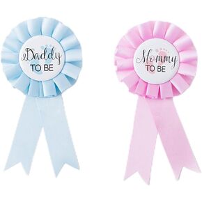 زينة الحفلات التي تكشف عن الجنس، قطعتان من دبابيس شارة الصفيح، تكشف عن الجنس in Kuwait