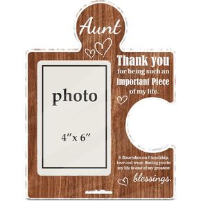 Thank You Teacher Gifts from Student, Daycare Special Education Autism Teacher Appreciation Gifts for Women Men, Acrylic Puzzle Picture Frame, 4 x 6 Inch Photo in Saudi Arabia
