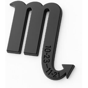 Aries Zodiac Sign Sticker Emblem – Chrome 3D Badge Decal for March 21st - April 19th Birthdays – (2.5" x 2.5") - Durable, Weather-Resistant ABS Decals for Cars & Flat Surfaces in Kuwait