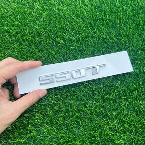 Rear Tailgate Emblem Nameplate 3D Letter Badge Replacement for 2022-2024 84777193 "550T 1Pc (Gloss Black) in Kuwait