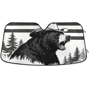 Halloween Spooky Ghost Car Windshield Sun Shades Monster Devil Truck Sunshade Window Visor Cover Reflective UV Rays Protector Keep Your Vehicle Cool Foldable for Car Truck SUV in Kuwait