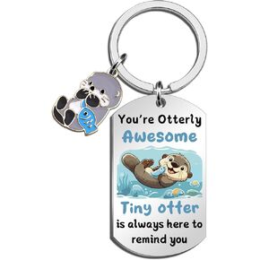 قضاعة المفاتيح لطيف قضاعة الهدايا للنساء ثعالب البحر هدية لمحبي ثعالب الماء الفتيات في سن المراهقة العصرية فريدة من نوعها هدايا عيد ميلاد للنساء الفتيات في سن المراهقة in Kuwait