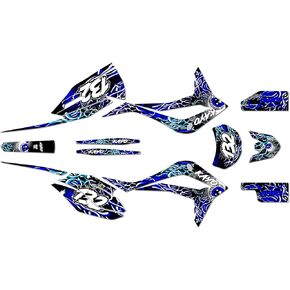 مجموعة رسومات لـ Kayo K4 250 (2021+) CORE Series Smoke 16 Mil - On/Off The Road - ملصقات للدراجات النارية Dirt Pit Bike، ملصقات سيارات سباق Dirtbike ملحقات موتوكروس بدون بلاستيك in Kuwait