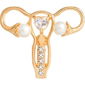 الرحم المبيض دبوس للنساء شخصية أنثى الجسم الجهاز الرحم المبيض بروش دبوس رمز طبي النسوي أنثى الجهاز أمراض النساء ممرضة هدية مجوهرات دبابيس بروش in Kuwait