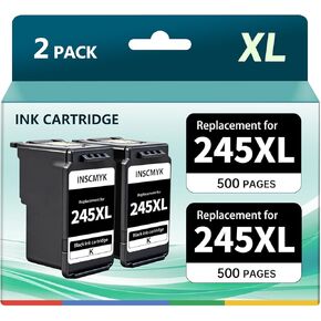 245XL Ink Cartridge Replacement for Canon 245XL Black Ink Cartridge PG-245 XL Black for Canon MX490 MX492 MG2520 MG2522 TR4522 TR4520 TR4500 TS202 TS3122 TS3320 TS3322 Printer (2 Black) in Kuwait