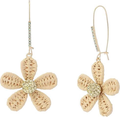 أقراط Betsey Johnson Jewelry النسائية الربيعية المتدلية من الرافية ديزي in Saudi Arabia