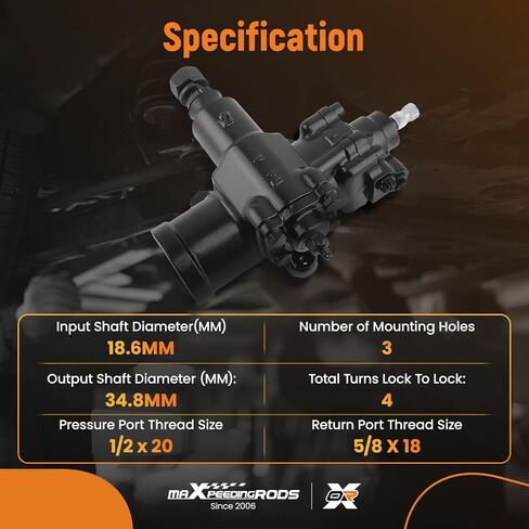 علبة تروس توجيه كهربائية من maXpeedingrods 27-7569 لسيارات Ford F250 F350 F450 F550 Super Duty 1999-2004، لـ Ford Excursion 2000-2005 in Saudi Arabia