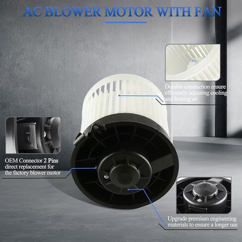 AC Blower Motor with Fan Compatible with 2014-2019 Nissan Rogue 2017-2019 Rogue Sport, HVAC Blower Motor Replacement 700323, 27226-4BU0A, 272264BU0A, NI3126126 in Saudi Arabia
