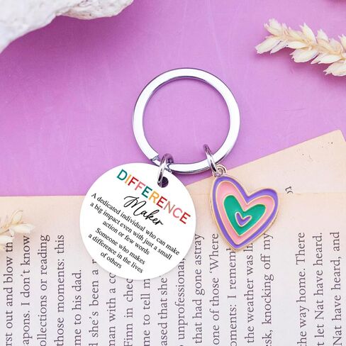 Thank You Gifts Difference Maker Chaos Coordinator Gifts Keychain Birthday Gift For Teacher Boss Lady Coworkers in Saudi Arabia